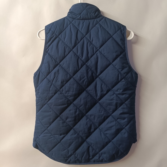 J. Crew Navy Quilted Vest - Picture 6 of 12